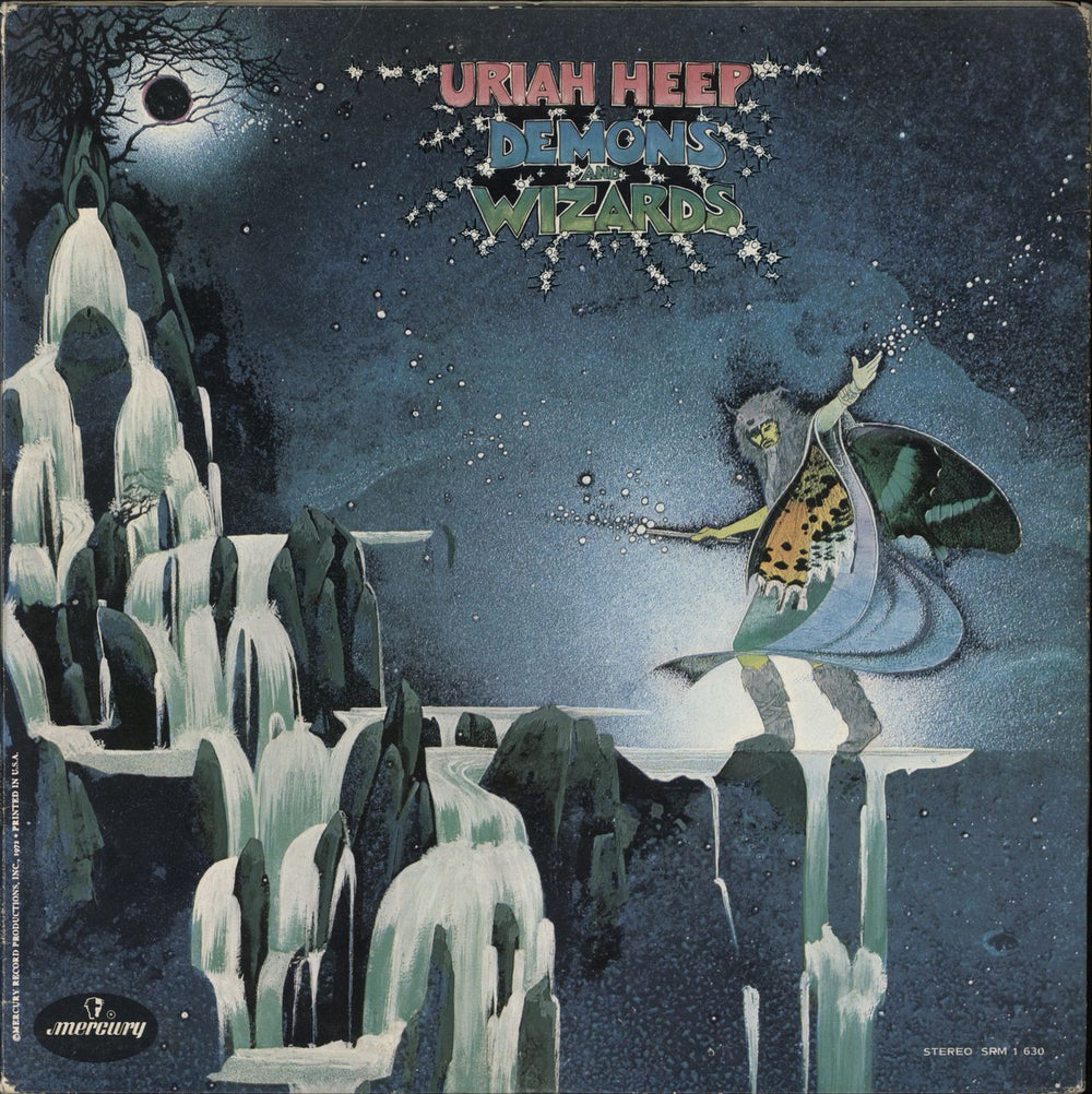 Uriah Heep Demons And Wizards Canadian vinyl LP album (LP record) SRM-1-630