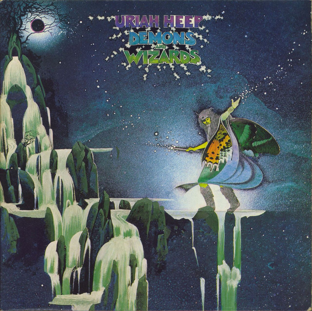 Uriah Heep Demons And Wizards UK vinyl LP album (LP record) BRNA193