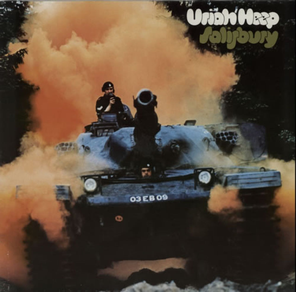 Uriah Heep Salisbury German vinyl LP album (LP record) CLALP106