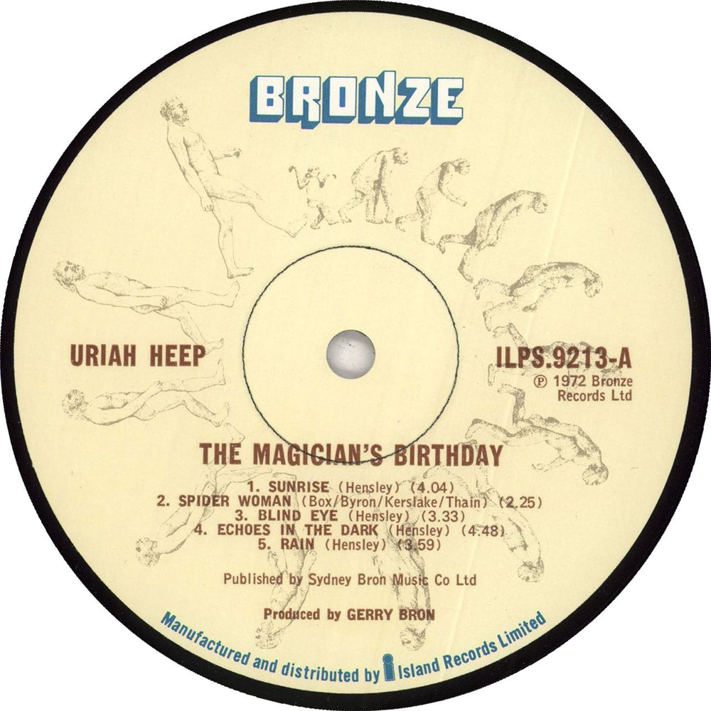 Uriah Heep The Magician's Birthday German vinyl LP album (LP record)