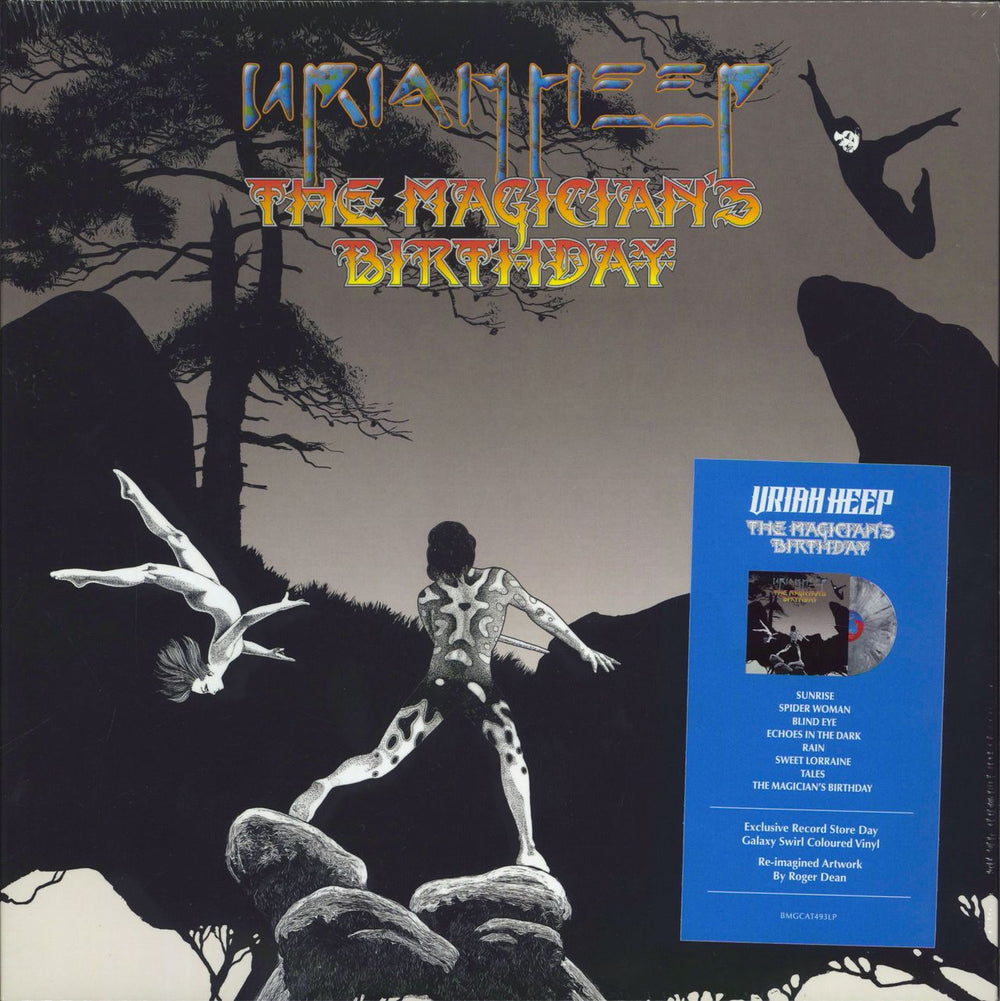 Uriah Heep The Magician's Birthday - RSD 2021 - Galaxy Swirl Vinyl - Sealed UK vinyl LP album (LP record) BMGCAT493LP