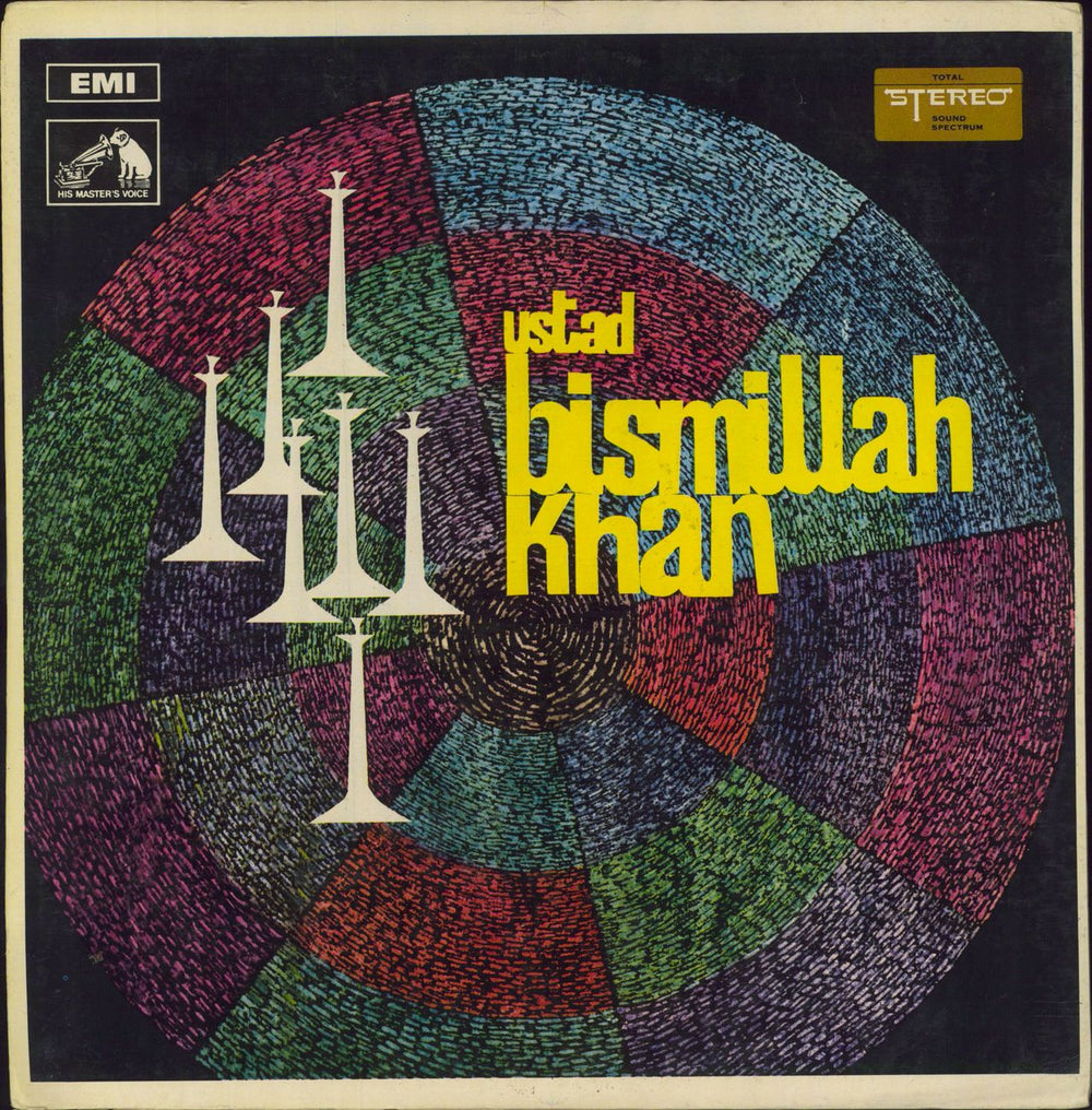 Ustad Bismillah Khan Shehnai Indian vinyl LP album (LP record) EASD.1341