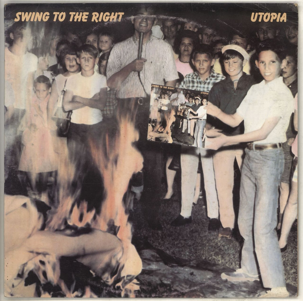 Utopia (US) Swing To The Right Italian vinyl LP album (LP record) BRLP3666