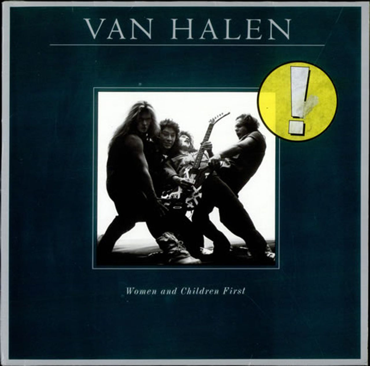 Van Halen Women And Children First + Poster - EX German Vinyl LP