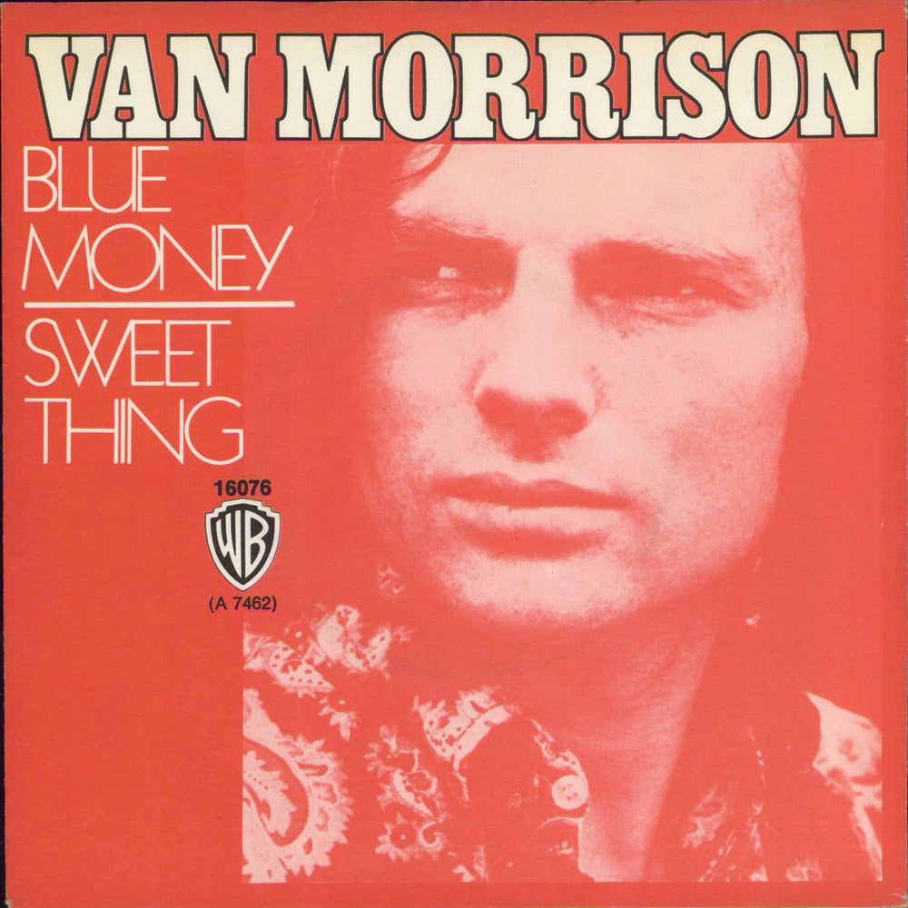 Van Morrison Blue Money German Promo 7" vinyl single (7 inch record / 45)