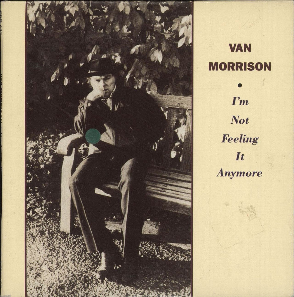 Van Morrison I'm Not Feeling It Anymore US Promo CD single (CD5 / 5") CDP623