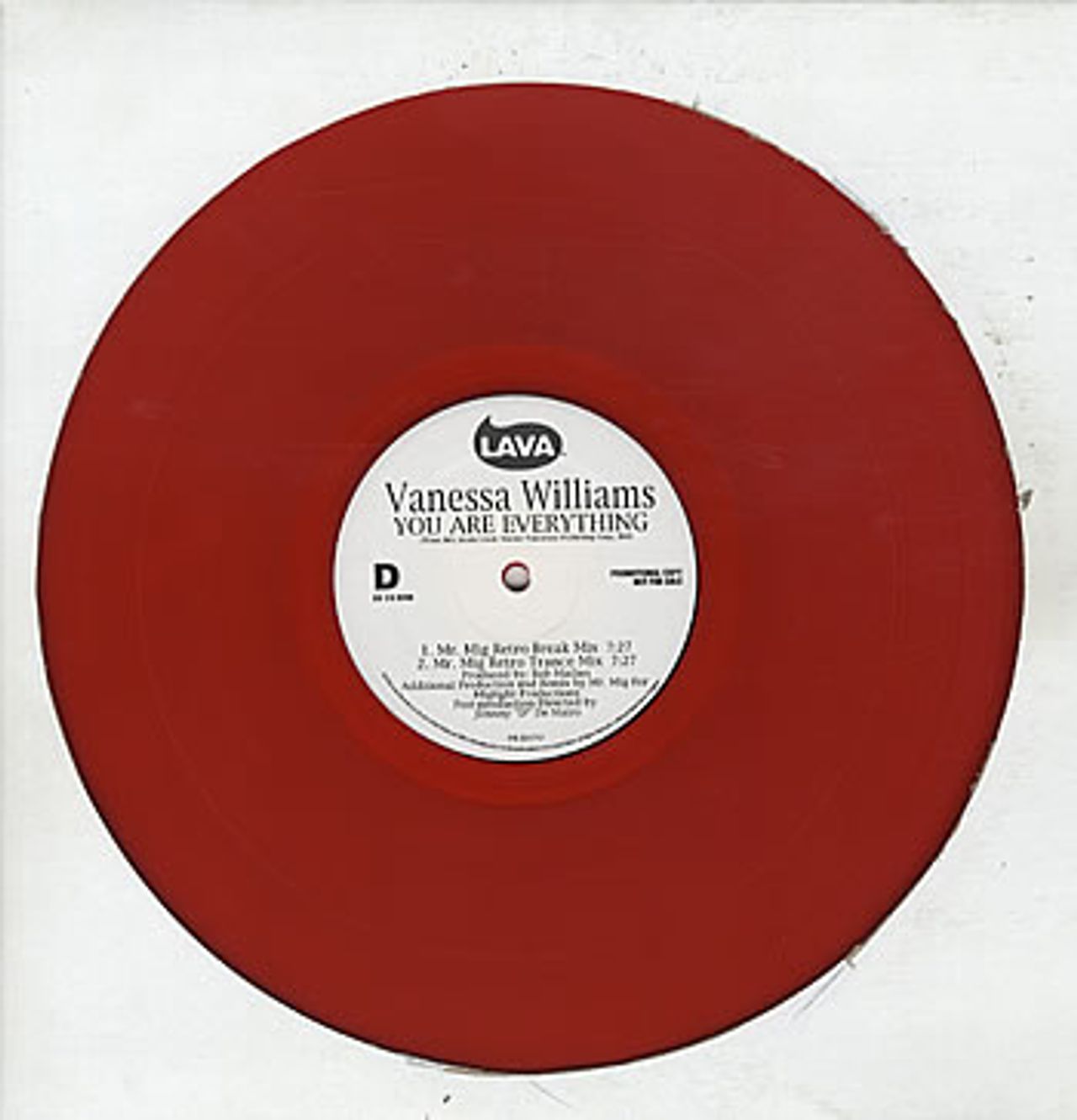 Vanessa Williams You Are Everything - Dance Mixes US Promo 12