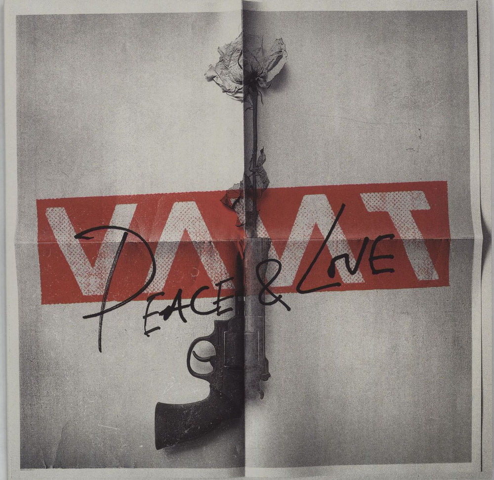 Vant Peace & Love - Red Vinyl UK 7" vinyl single (7 inch record / 45) 0190295893491