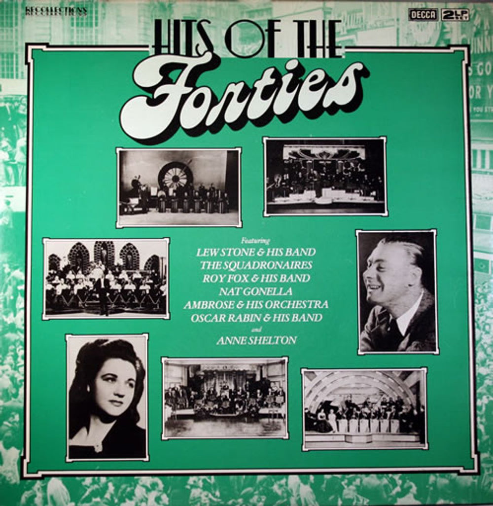 Various-40s/Big Band & Swing Hits Of The Forties UK 2-LP vinyl record set (Double LP Album) RFLD4