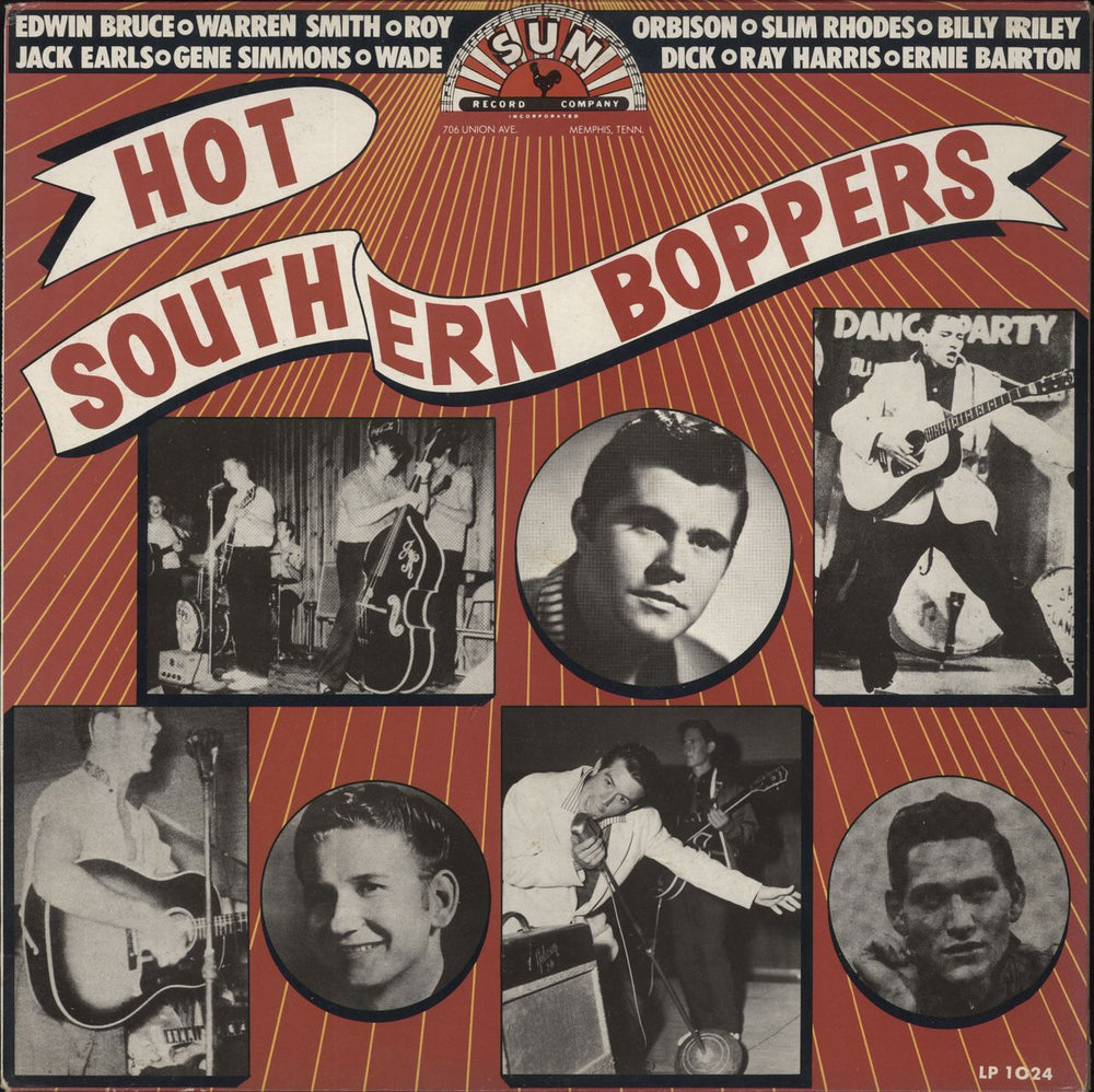 Various-50s/Rock & Roll/Rockabilly Hot Southern Boppers UK vinyl LP album (LP record) LP1024