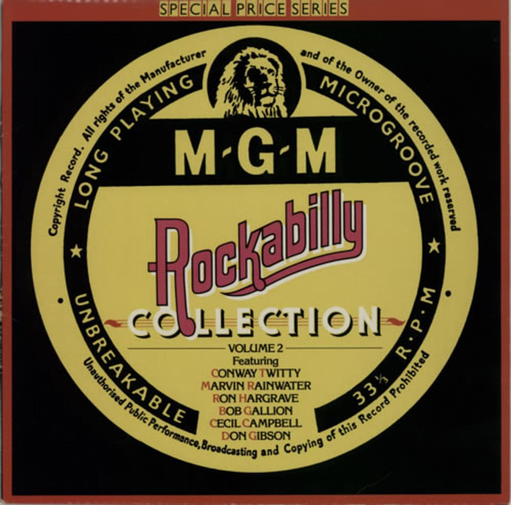 Various-50s/Rock & Roll/Rockabilly Rockabilly Collection Vol. 2 UK vinyl LP album (LP record) 2354147