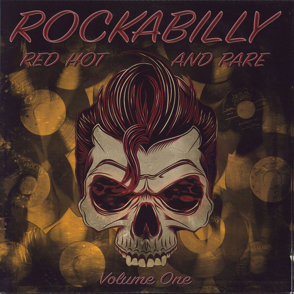 Various-50s/Rock & Roll/Rockabilly Rockabilly - Red Hot And Rare - Volume One - Red Vinyl UK 2-LP vinyl record set (Double LP Album) RGMLP003