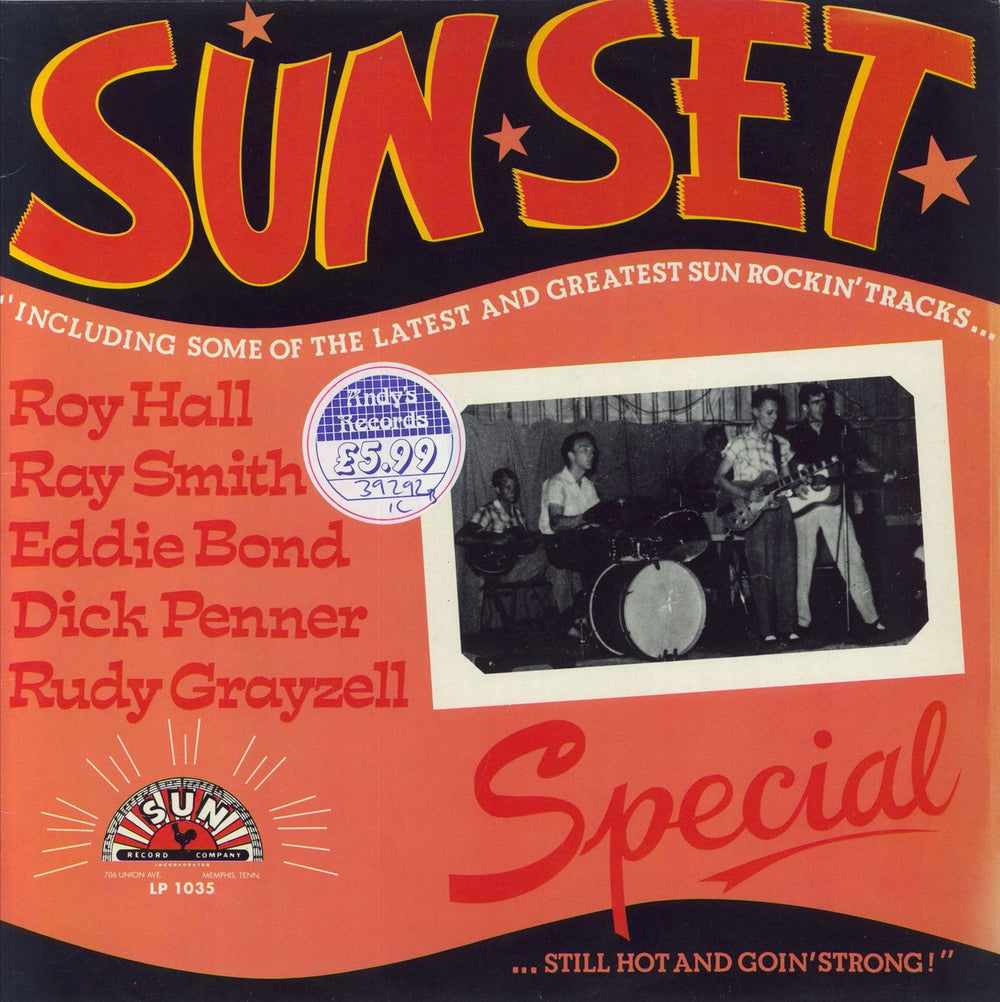 Various-50s/Rock & Roll/Rockabilly Sunset Special UK vinyl LP album (LP record) LP1035