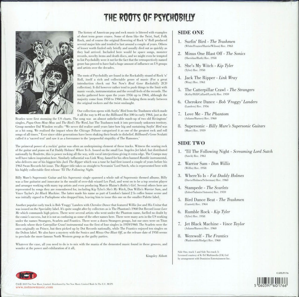 Various-50s/Rock & Roll/Rockabilly The Roots Of Psychobilly - Sealed UK vinyl LP album (LP record) 5060397601766