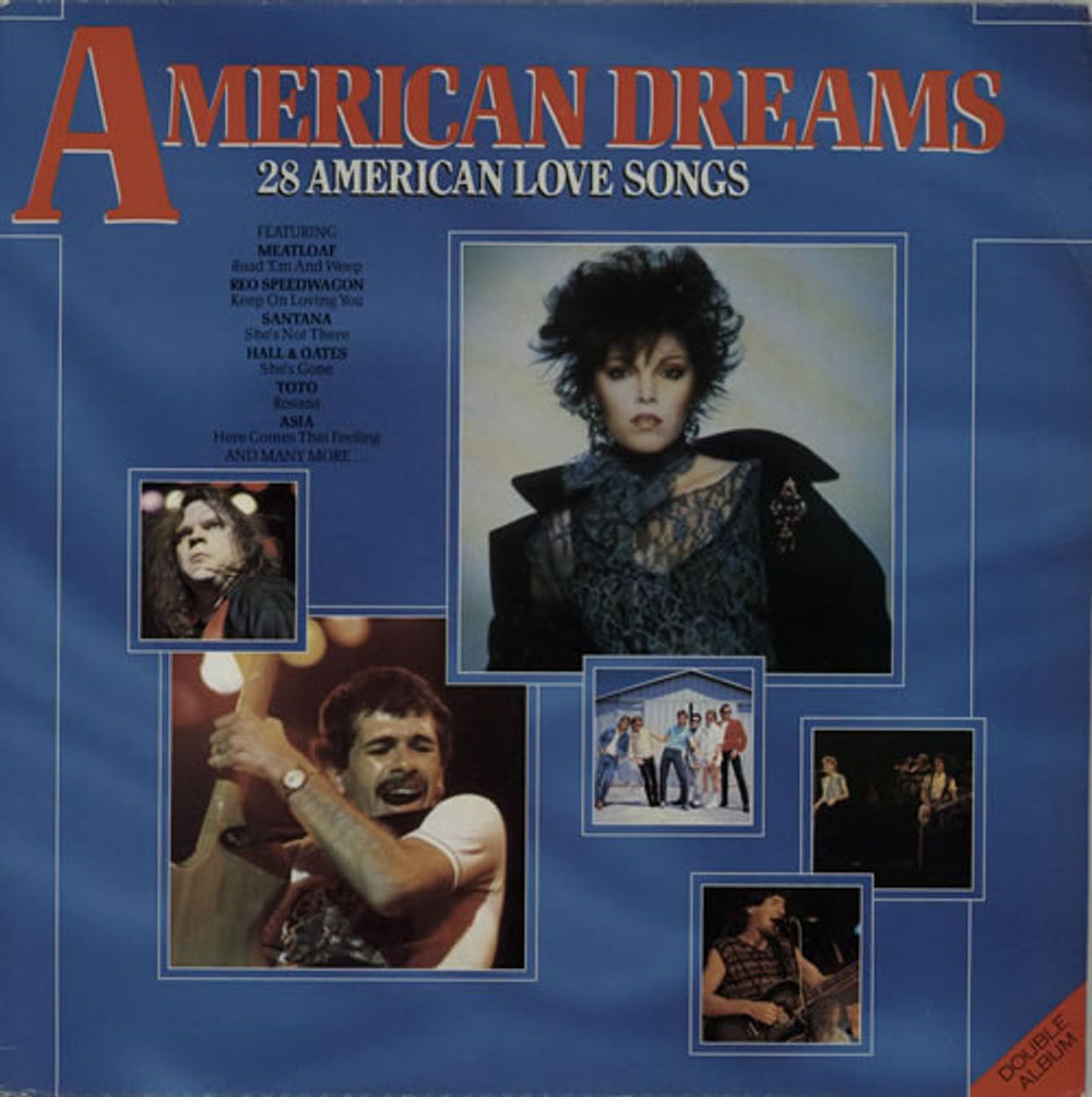 Various-60s & 70s American Dreams - 2nd UK 2-LP vinyl record set (Double LP Album) SLTD12