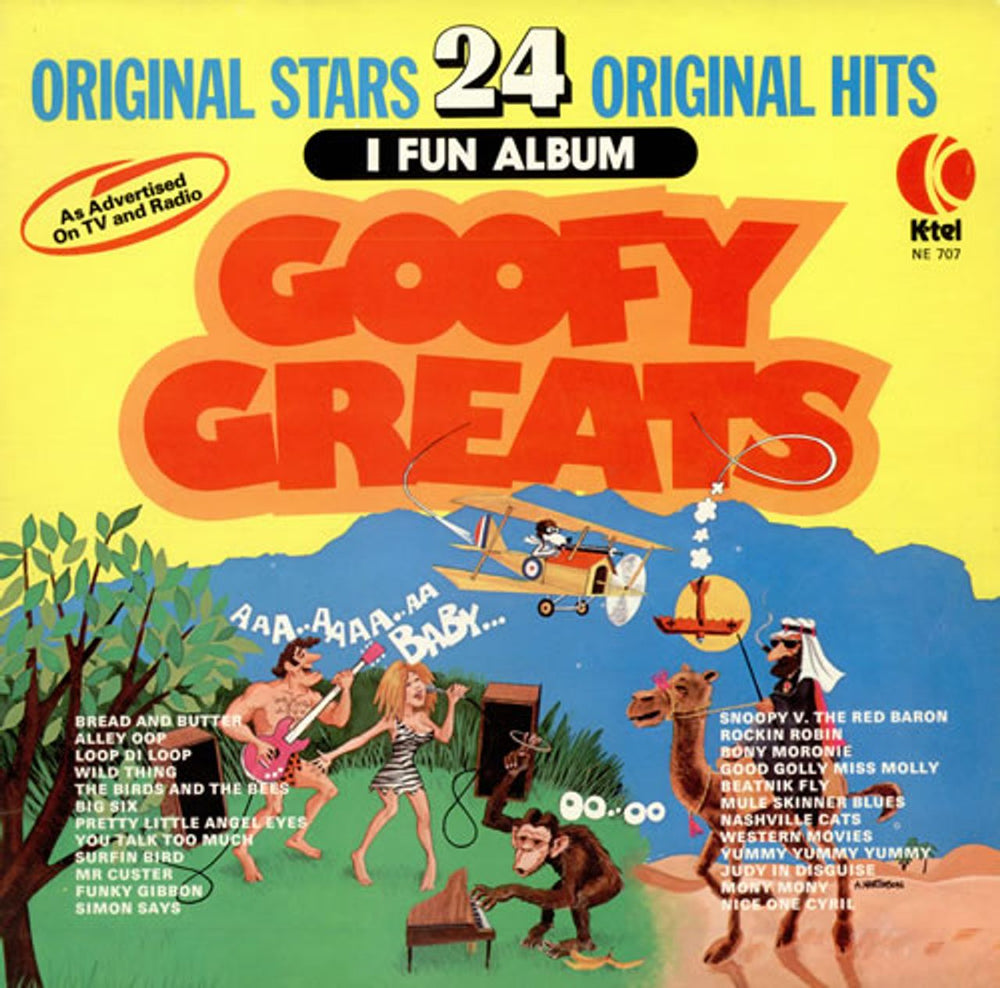 Various-60s & 70s Goofy Greats UK vinyl LP album (LP record) NE707