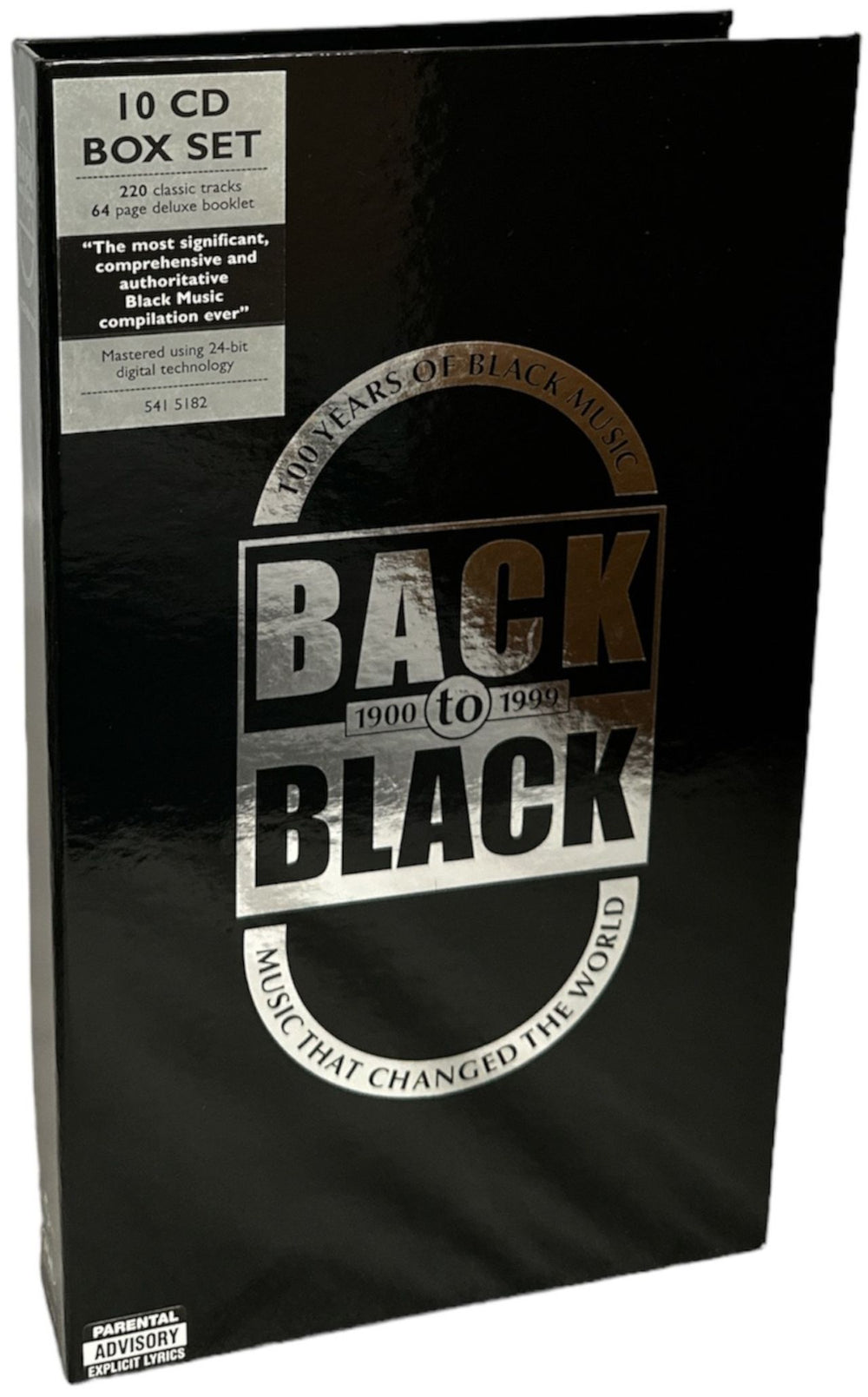 Various Artists Back To Black - 1900 To 1999 (100 Years Of Black Music) UK CD Album Box Set 5415182