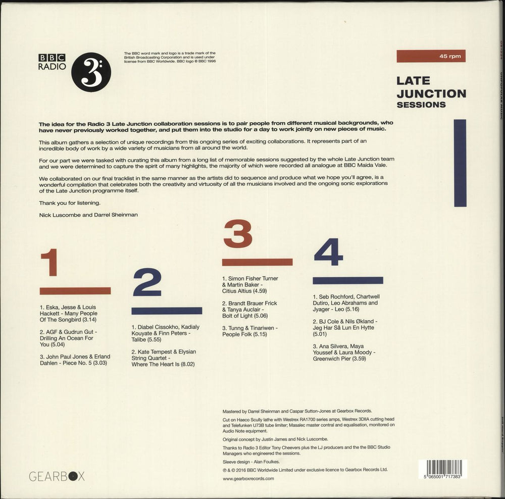 Various Artists BBC Late Junction Sessions - (Un)Popular Music UK 2-LP vinyl record set (Double LP Album) 5065001717383