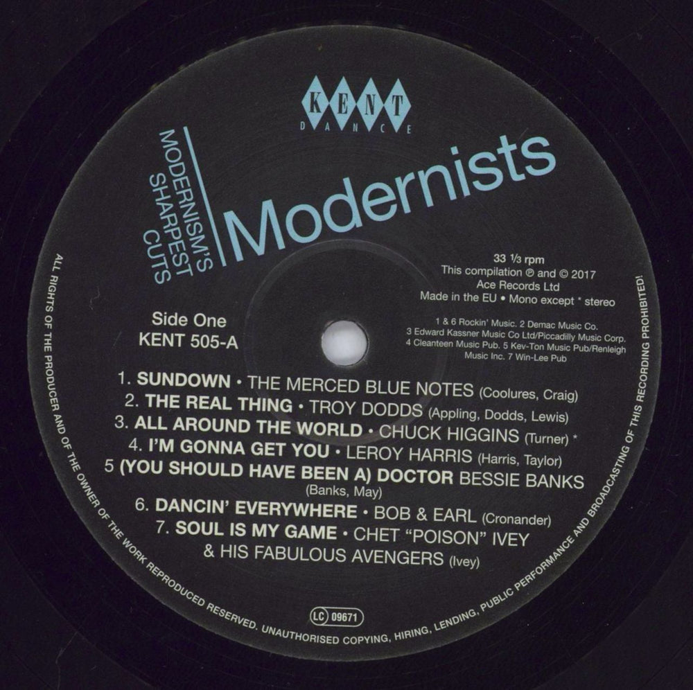 Various Artists Modernists [Modernism's Sharpest Cuts] UK vinyl LP album (LP record) VARLPMO831267