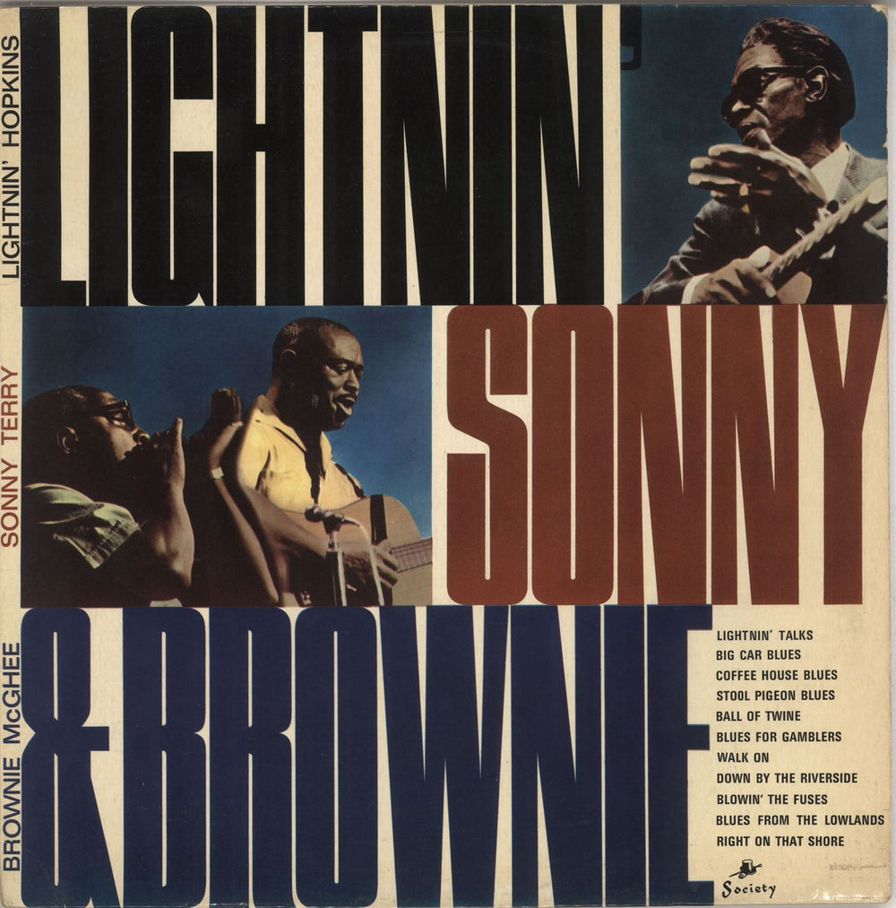 Various-Blues & Gospel The Best Of Lightnin', Brownie & Sonny UK vinyl LP album (LP record) SOC1009