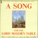 Various-Classical & Orchestral A Song for the Lord Mayor's Table UK vinyl LP album (LP record) SSLP800