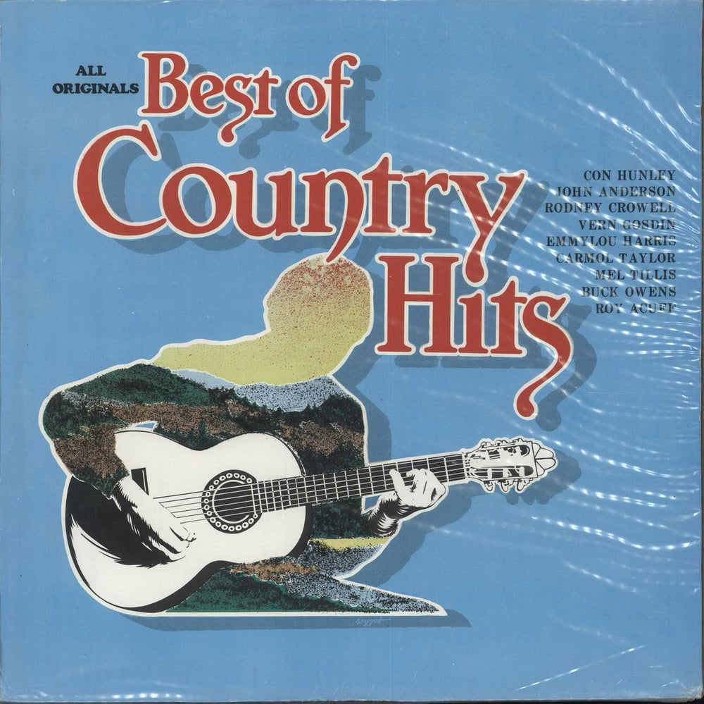 Various-Country Best Of Country Hits Philippino vinyl LP album (LP record) P-94042