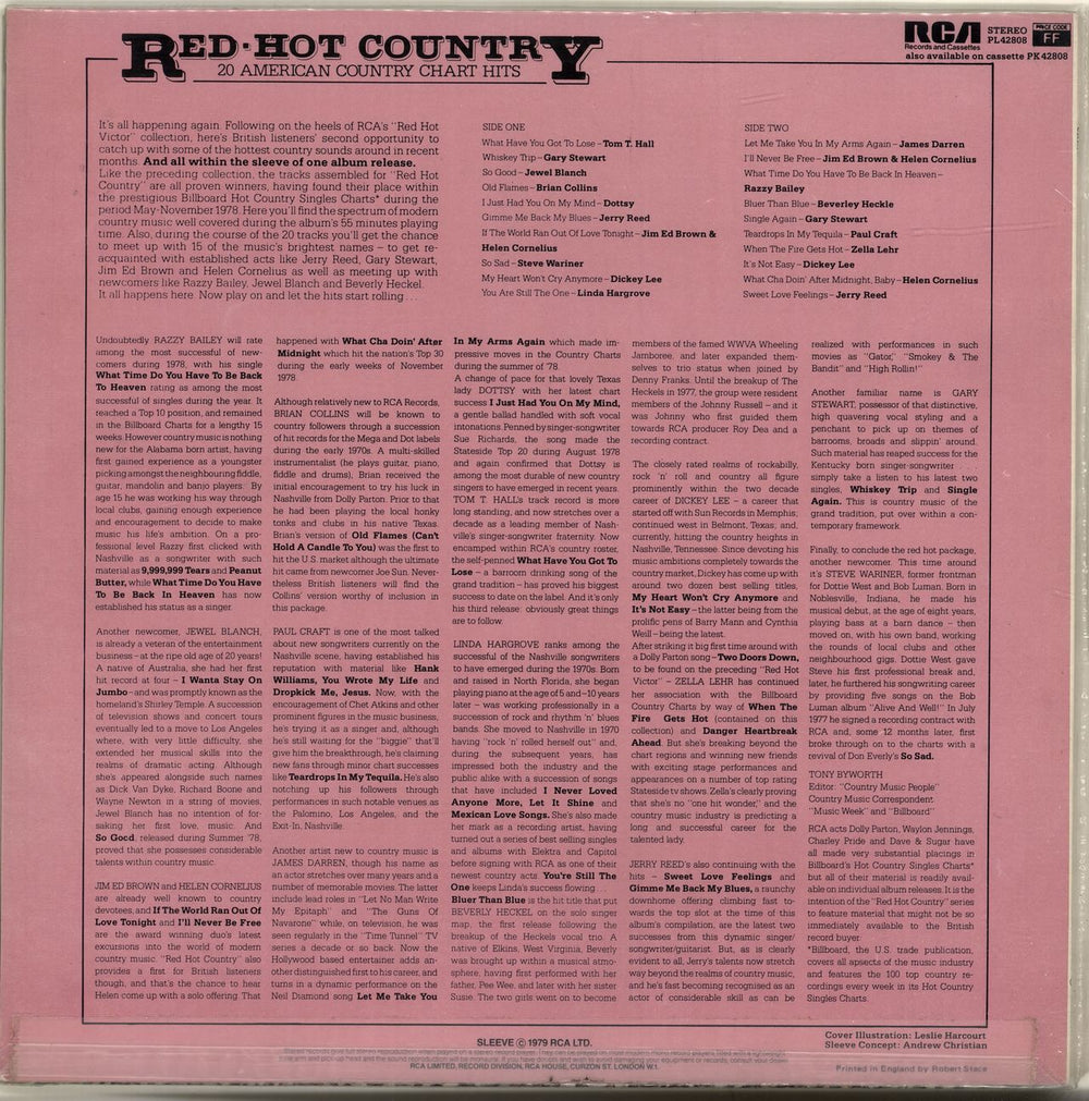 Various-Country Country Sides UK vinyl LP album (LP record)