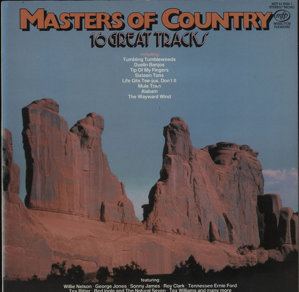 Various-Country Masters Of Country UK vinyl LP album (LP record) MFP4156901