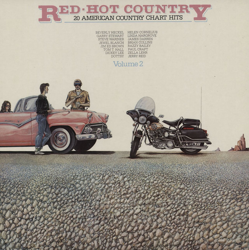 Various-Country Red Hot Country Volume 2 UK vinyl LP album (LP record) PL42808