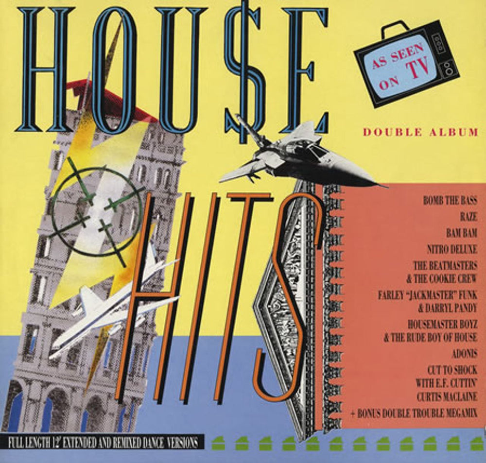 Various-Dance House Hits UK 2-LP vinyl record set (Double LP Album) HOHI88