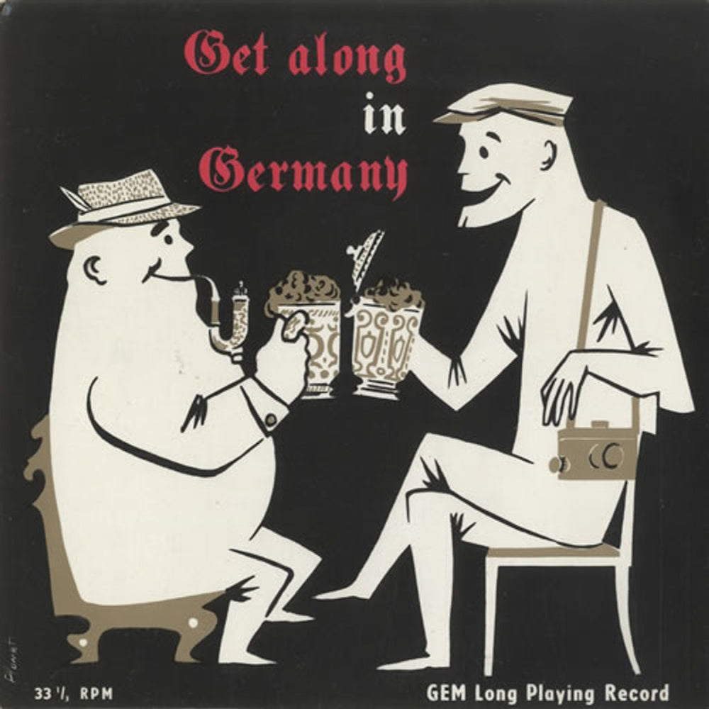 Various-Educational, Informational & Historical Get Along In Germany + Book UK 7" vinyl single (7 inch record / 45) VGA03/4