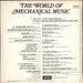 Various-Educational, Informational & Historical The World Of Mechanical Music UK vinyl LP album (LP record)