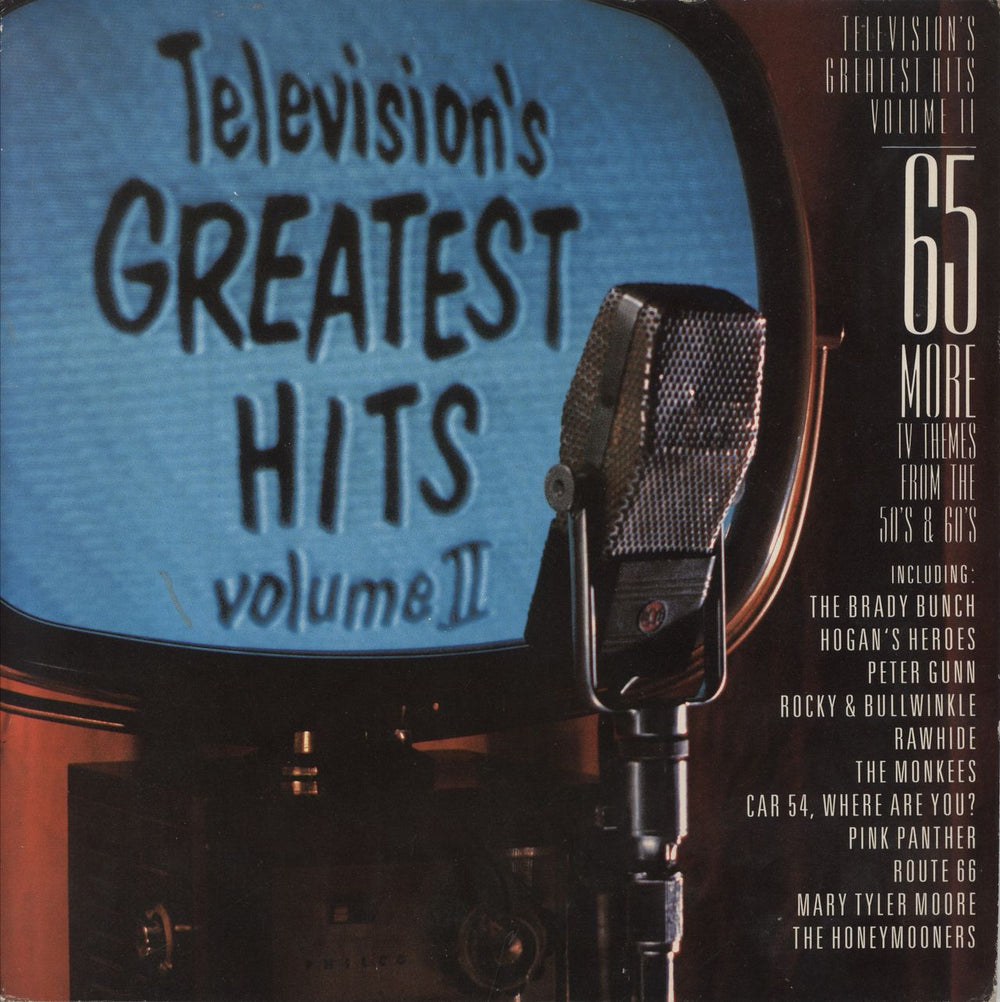 Various-Film, Radio, Theatre & TV Television's Greatest Hits Volume II US 2-LP vinyl record set (Double LP Album) TVT1200