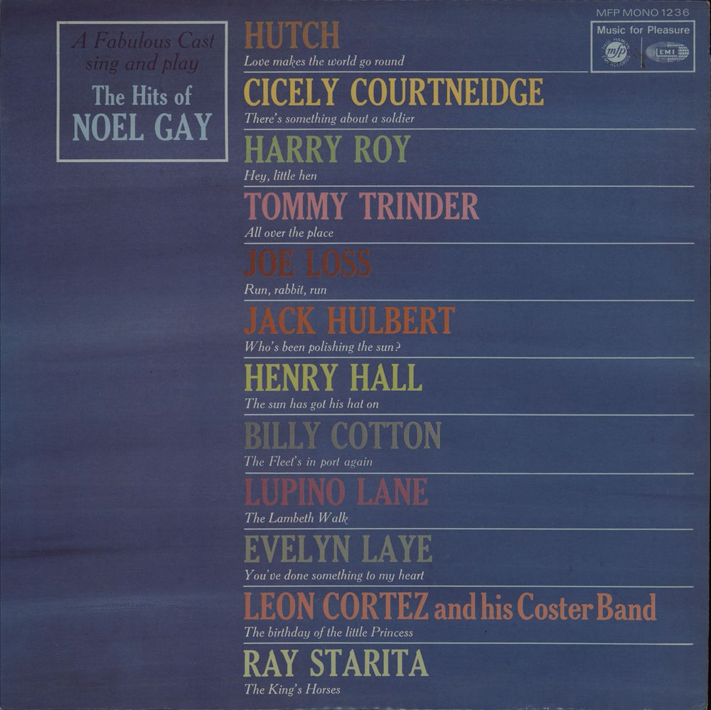 Various-Film, Radio, Theatre & TV The Hits Of Noel Gay UK vinyl LP album (LP record) MFP1236