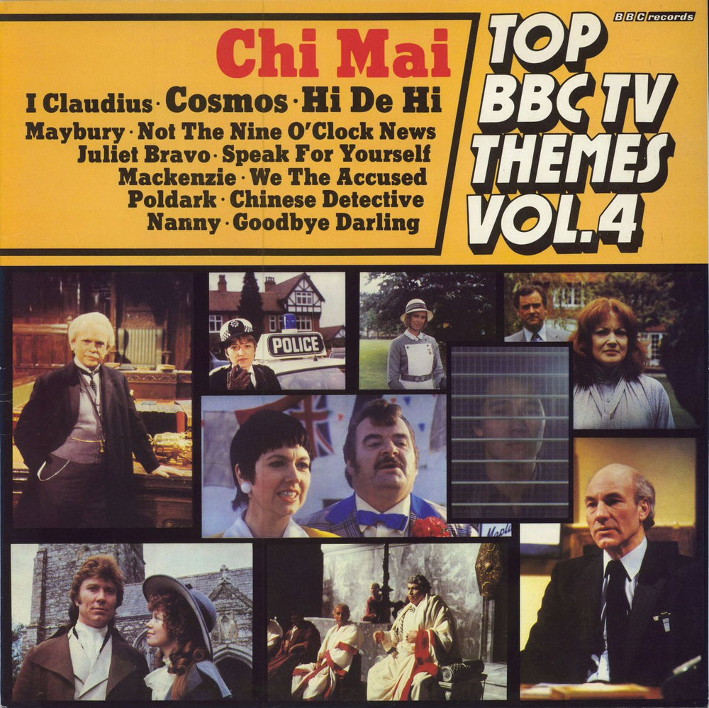 Various-Film, Radio, Theatre & TV Top BBC TV Themes Vol. 4 UK vinyl LP album (LP record) REH424