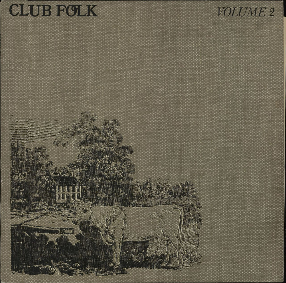 Various-Folk Club Folk Volume 1 + 2 UK vinyl LP album (LP record)