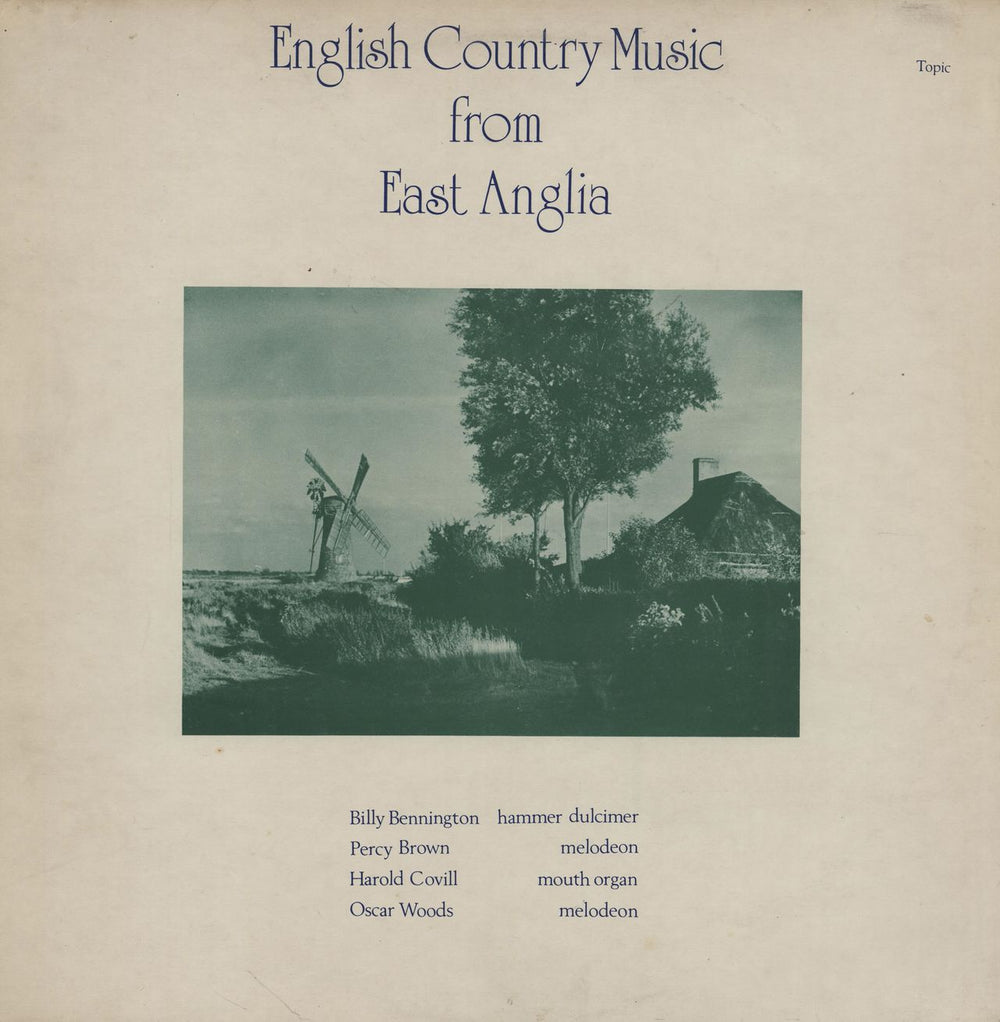 Various-Folk English Country Music From East Anglia UK vinyl LP album (LP record) 12TS229