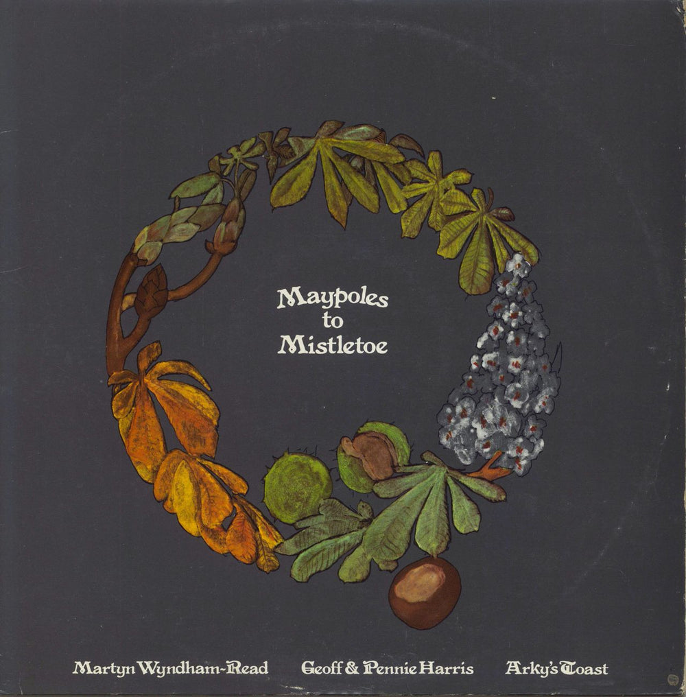 Various-Folk Maypoles To Mistletoe UK vinyl LP album (LP record) LER2092