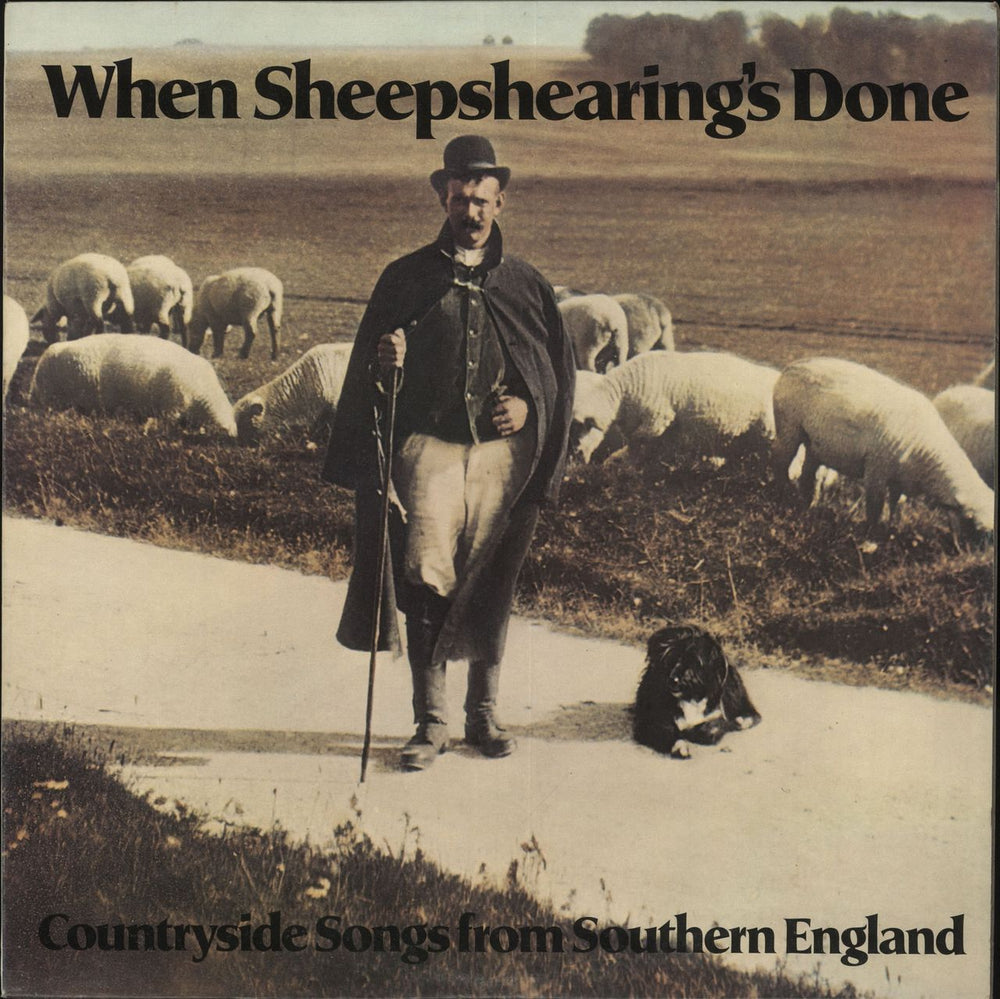 Various-Folk When Sheepshearing's Done UK vinyl LP album (LP record) 12T254