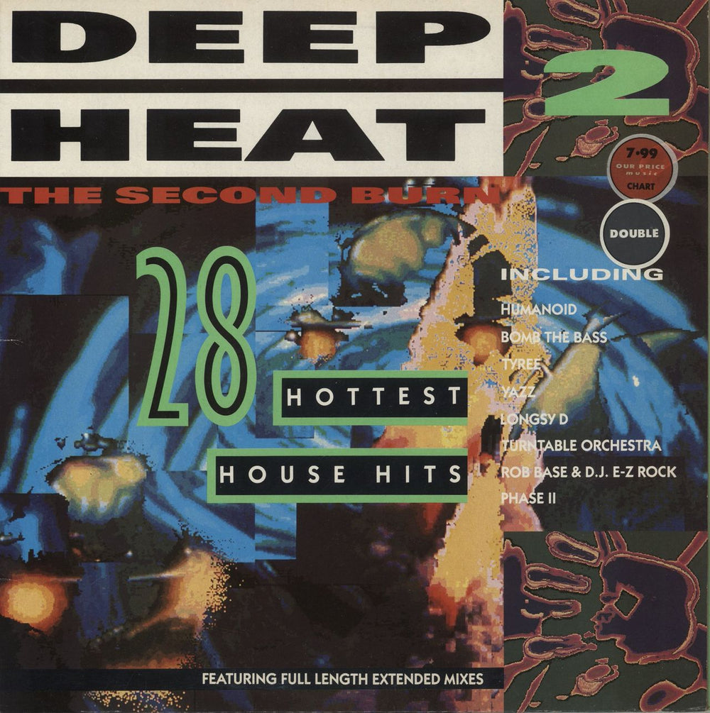 Various-Hip Hop & Rap Deep Heat 2 UK 2-LP vinyl record set (Double LP Album) STAR2356