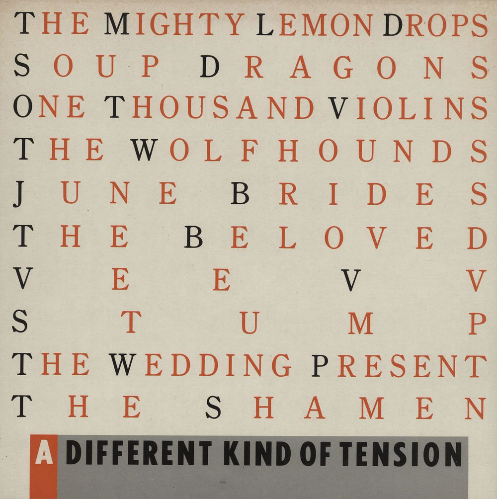 Various-Indie A Different Kind Of Tension UK vinyl LP album (LP record) PRLP1