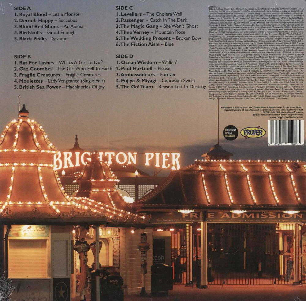 Various-Indie Brightonsfinest Volume 1 UK 2-LP vinyl record set (Double LP Album) 5065002122025