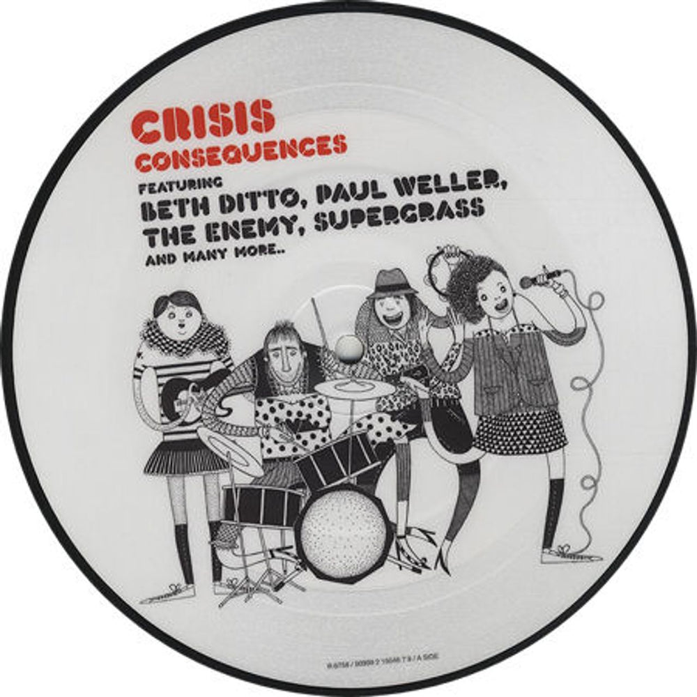 Various-Indie Consequences UK 7" vinyl picture disc (7 inch picture disc single) R6758
