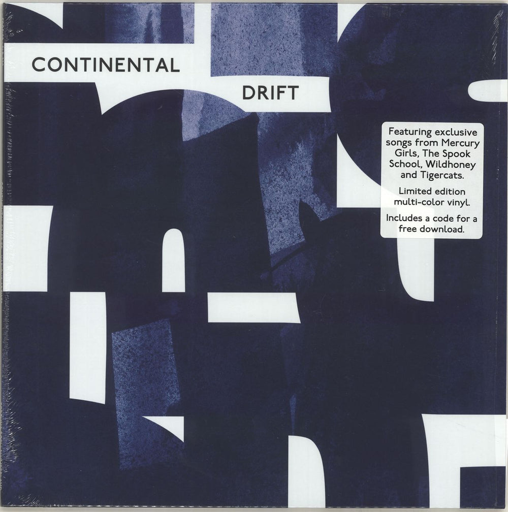 Various-Indie Continental Drift - Blue & White Vinyl US vinyl LP album (LP record) FPOP199 / SLR220