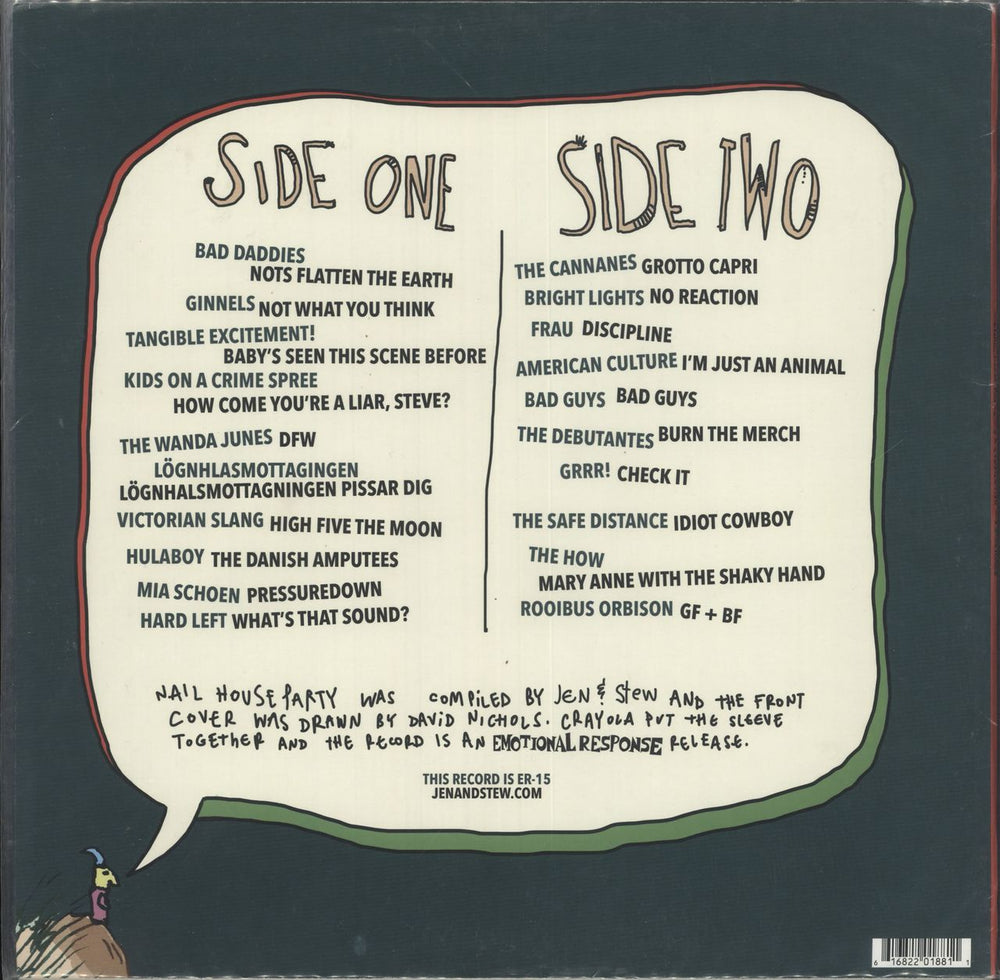 Various-Indie Nail House Party - Blue Splattered Vinyl US vinyl LP album (LP record) 616822018811