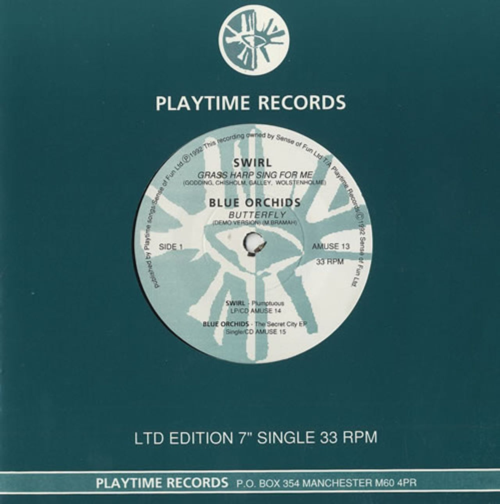 Various-Indie Playtime Sampler UK 7" vinyl single (7 inch record / 45) AMUSE13