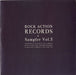 Various-Indie Rock Action Records Sampler Vol.3 UK Promo CD album (CDLP) ROCKACT78CD