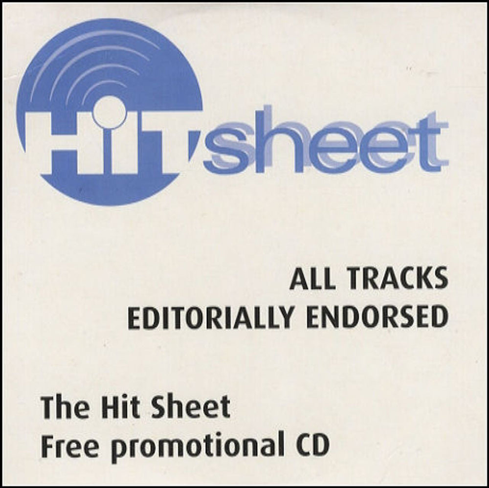 Various-Indie The Hit Sheet UK Promo CD album (CDLP) HITSHEET22