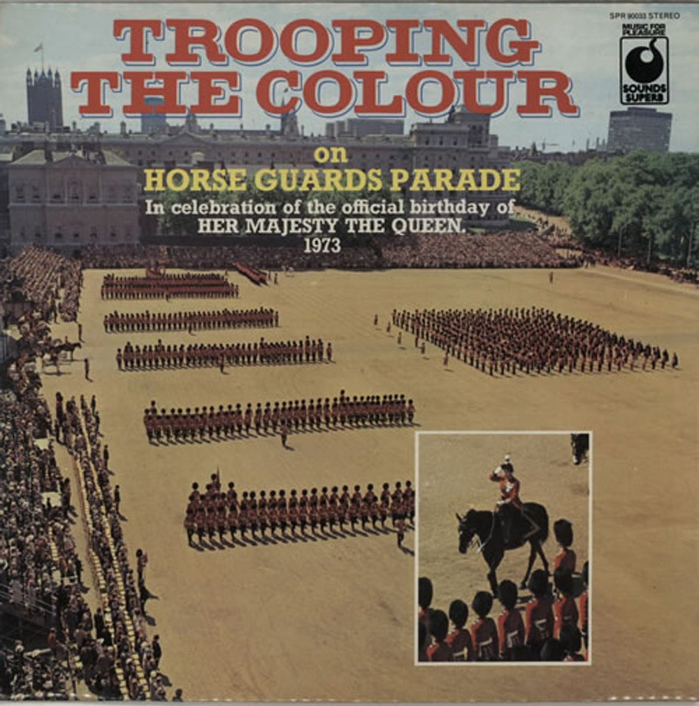 Various-Military Bands Trooping The Colour On Horseguards Parade UK vinyl LP album (LP record) SPR90033