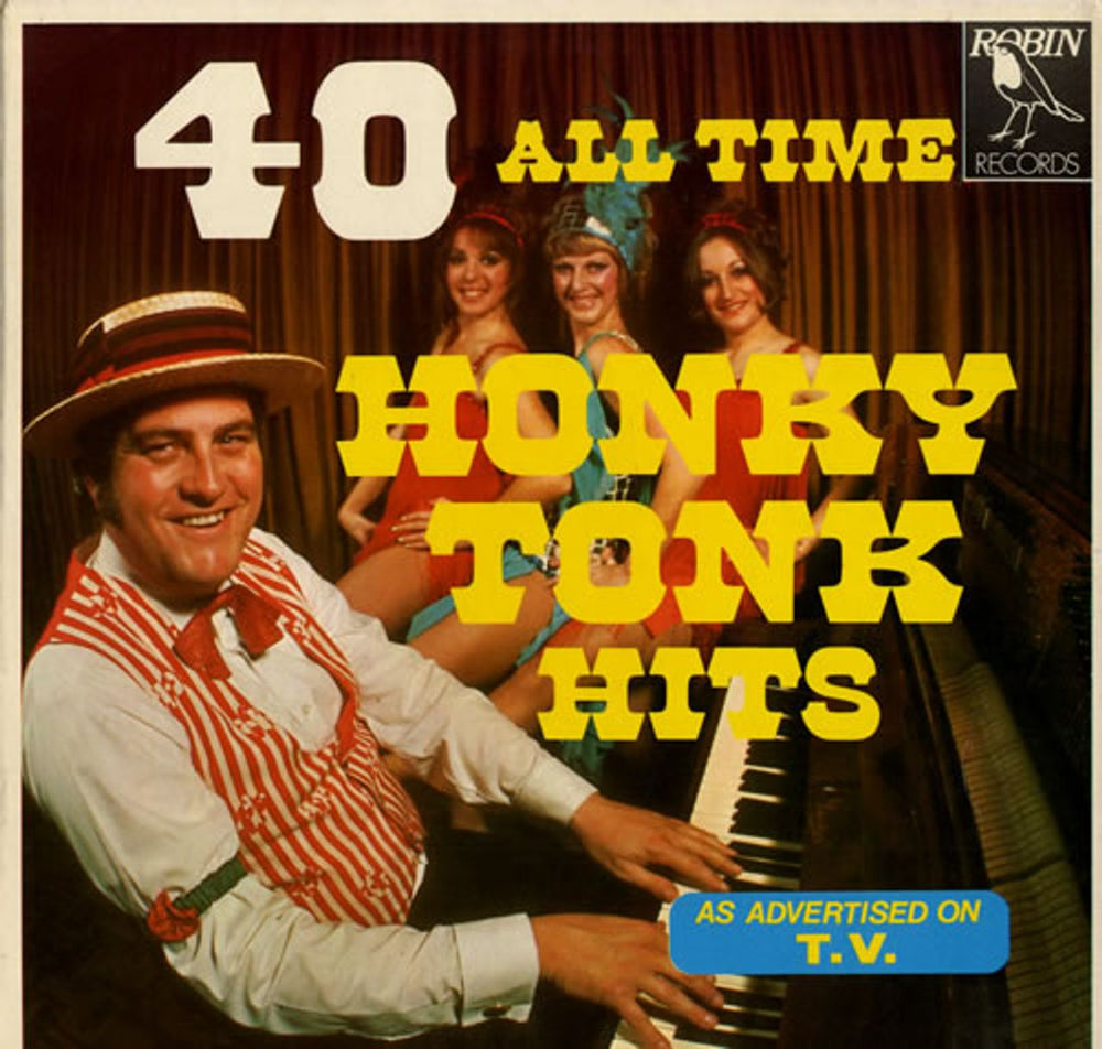 Various-Music Hall & Variety 40 All Time Honky Tonk Hits UK vinyl LP album (LP record) CPB1900